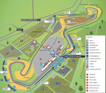 TT circuit Assen plattegrond